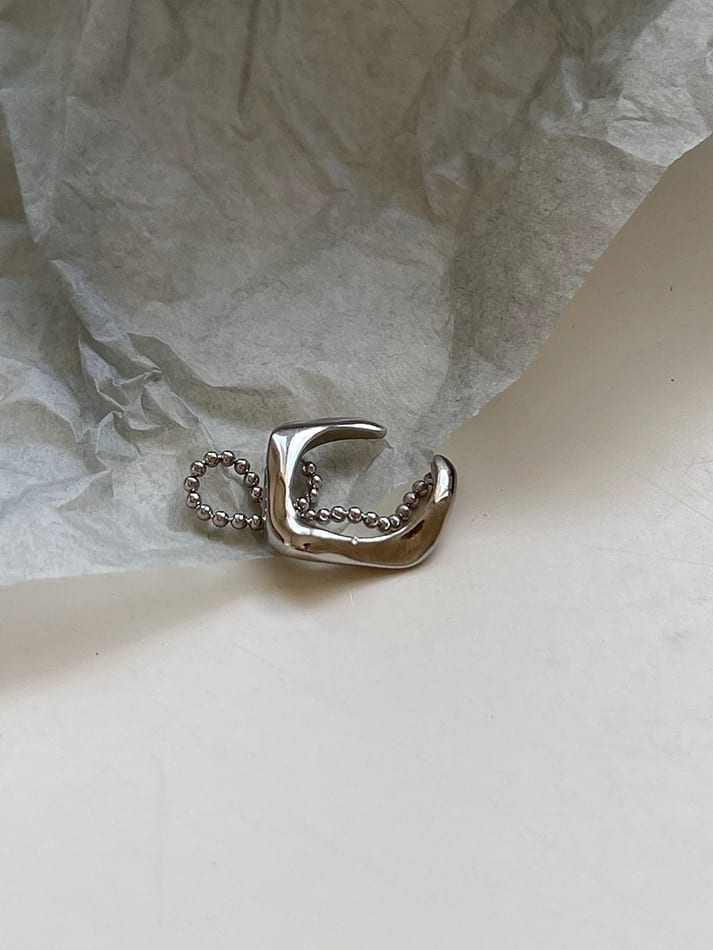 Cercel clip-on silver Ella - Vagance Jewelry