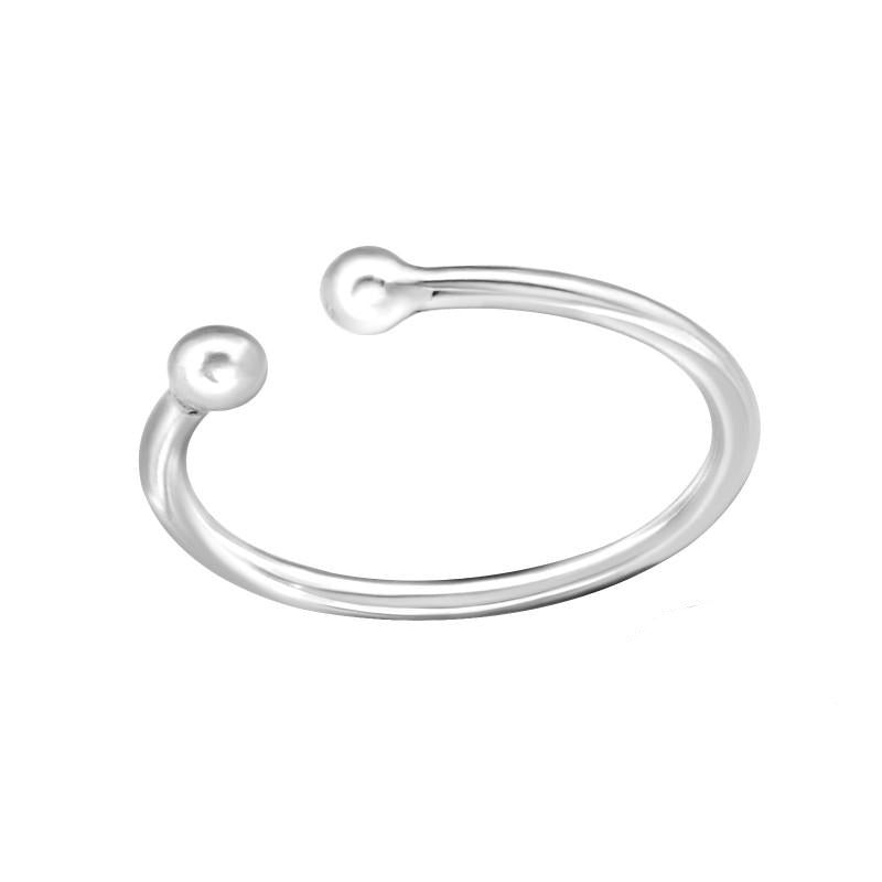 Cercel clip-on silver Kayle - Vagance Jewelry