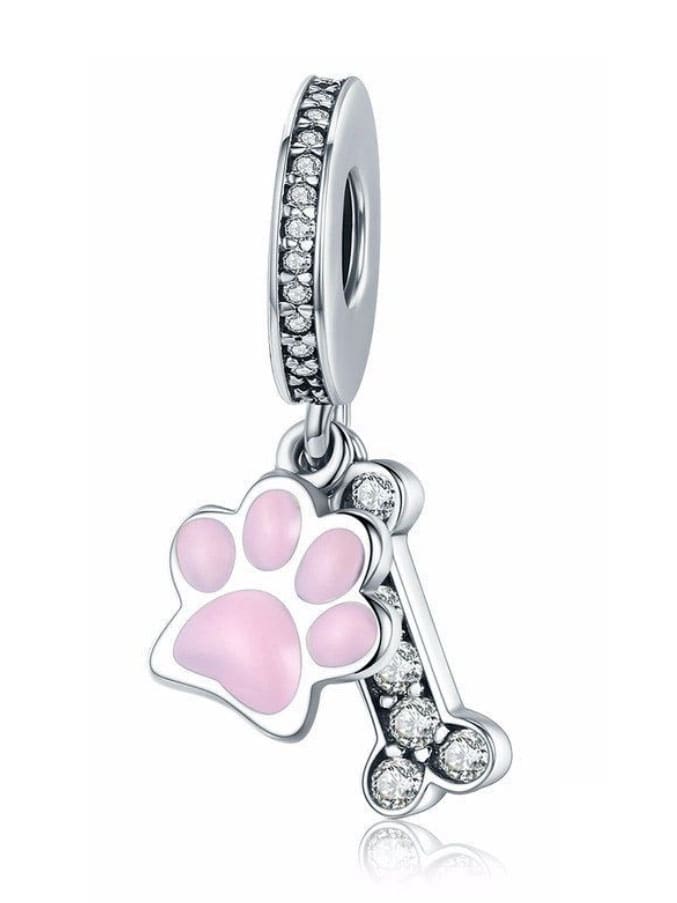 Charm silver Dog Paw - Vagance Jewelry