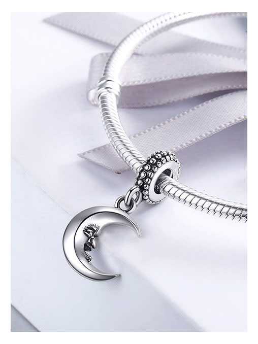 Charm silver Moony - Vagance Jewelry