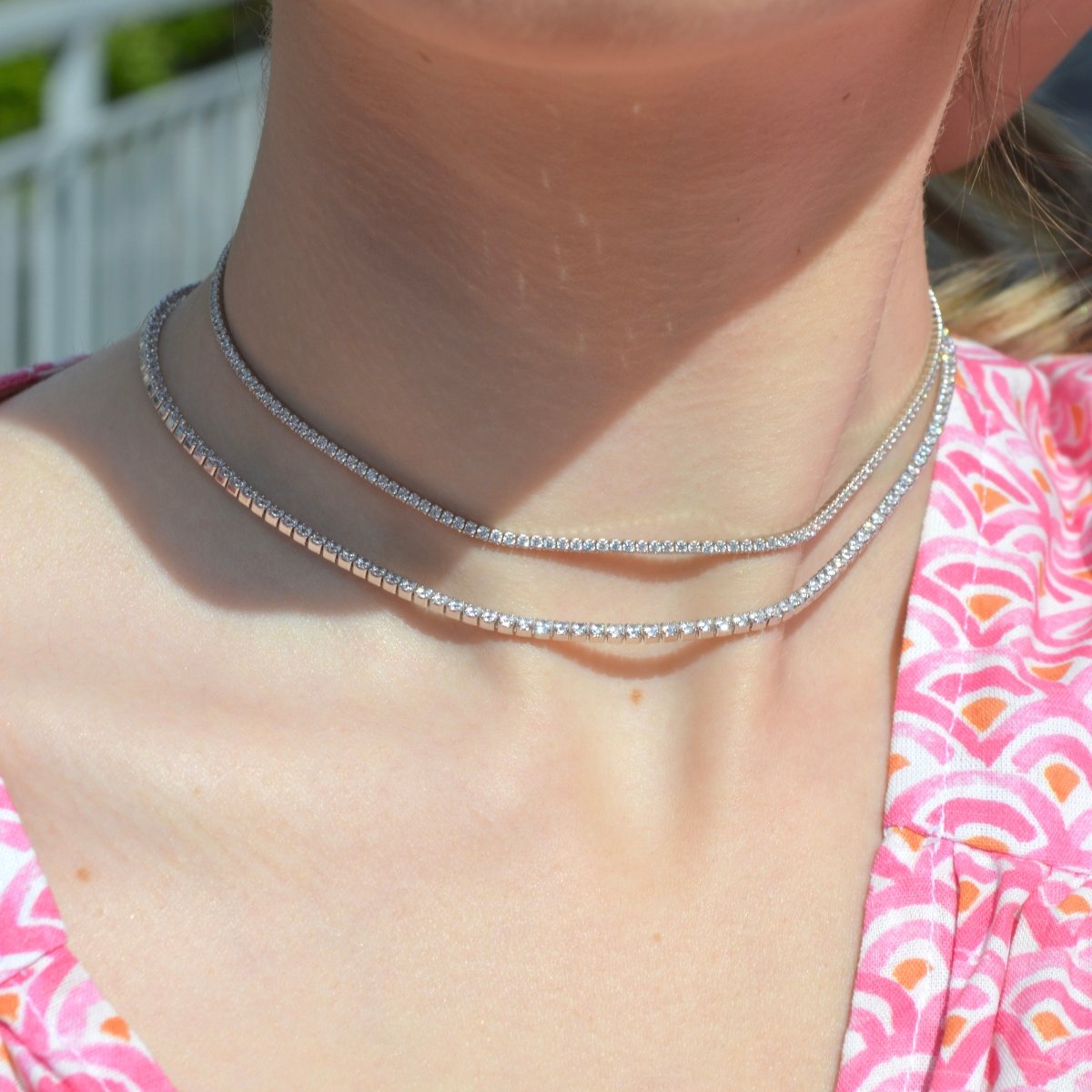 Lănțișor tennis din argint Keep Going - Vagance România